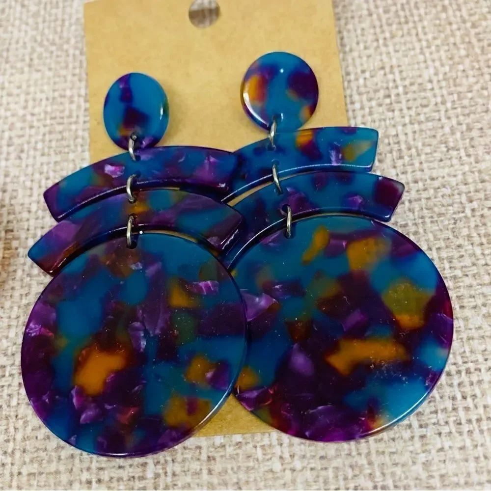 Confetti Acrylic Earring Bundle - Picture 3 of 4